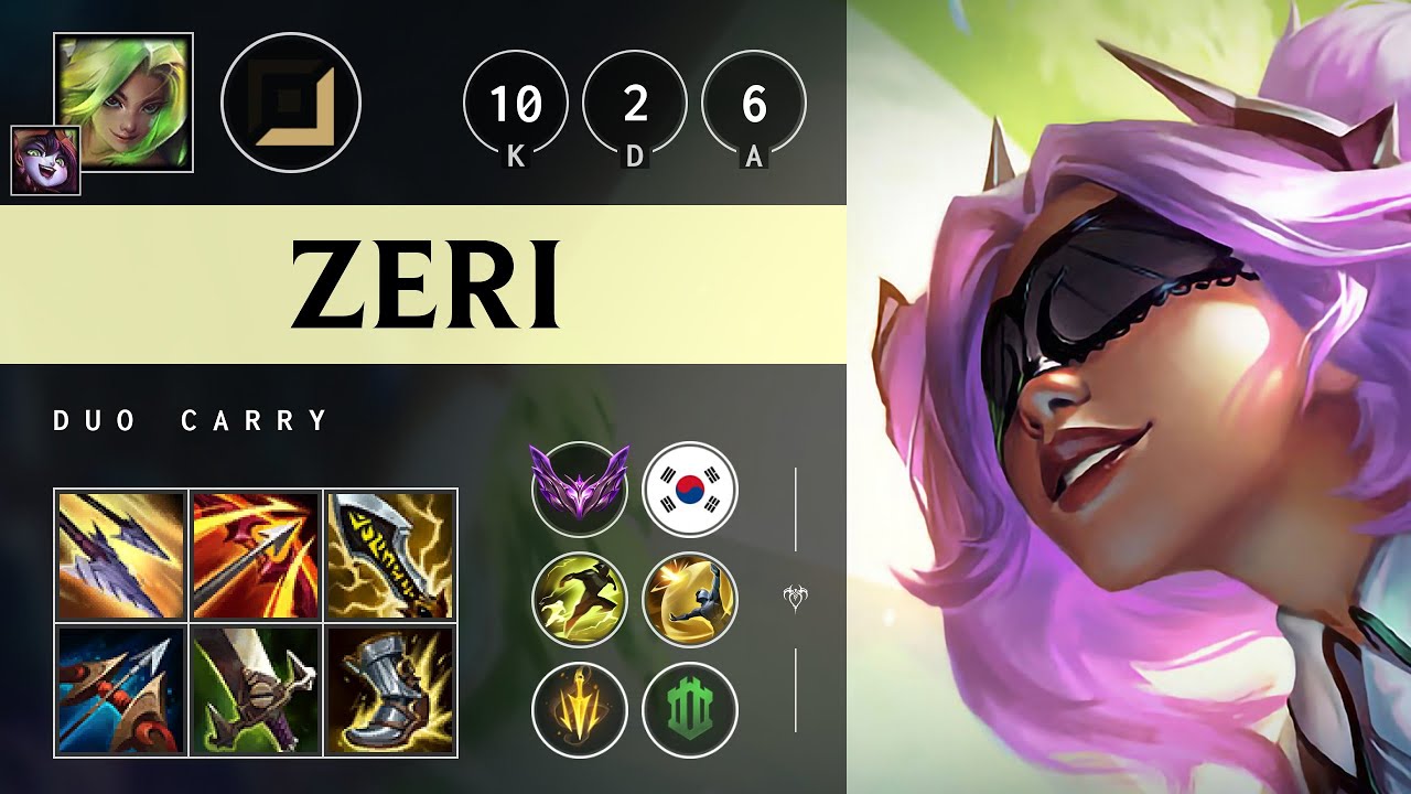 Zeri ADC vs Corki - KR Master Patch 25.14