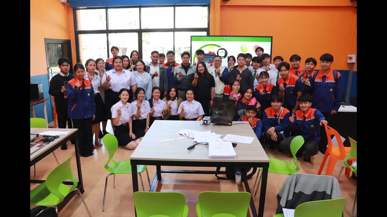 สอบวิชาโครงการ นักศึกษา ปวส.2 สาขาวิชาเทคโนโลยีและนวัตกรรมการเกษตร แผนกช่างกลเกษตร ปีการศึกษา 2568
