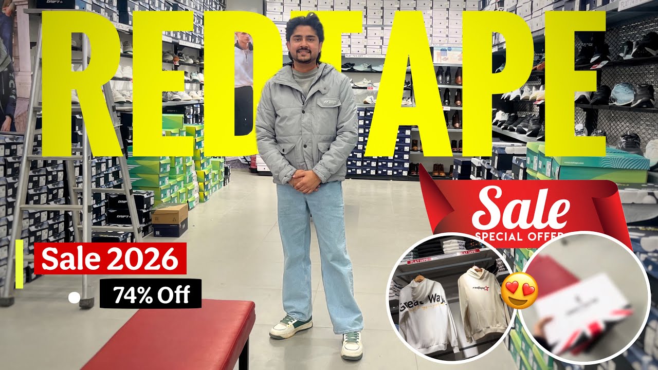 RED TAPE Sale is CRAZY! 😱74% OFF Everything Haul 2026 | red tape shoes|REDTAPE NEW SHOES COLLECTION 