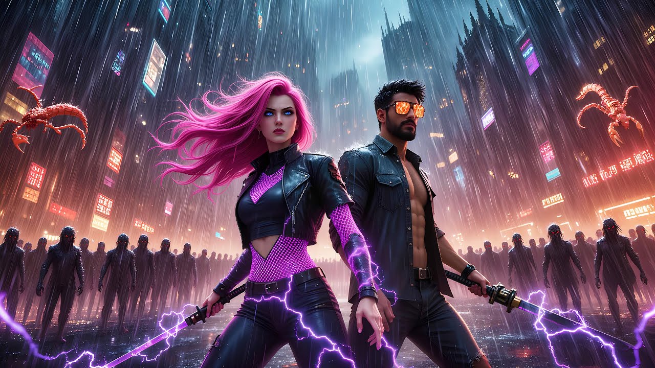 Shadows in Neon Rain - Masters of Prophecy - Copyright Free Album