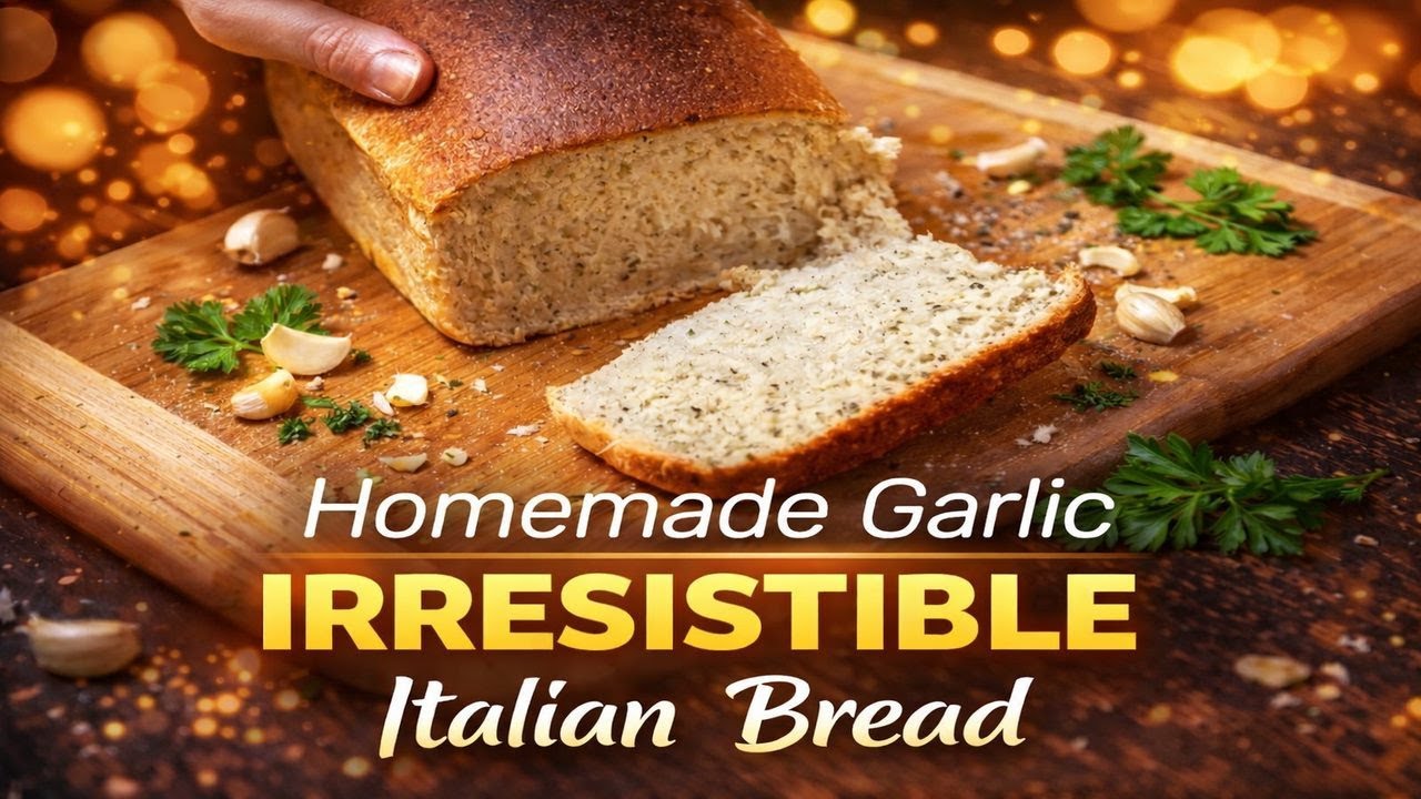 Homemade Garlic Italian Bread: Soft, Flavorful & Easy