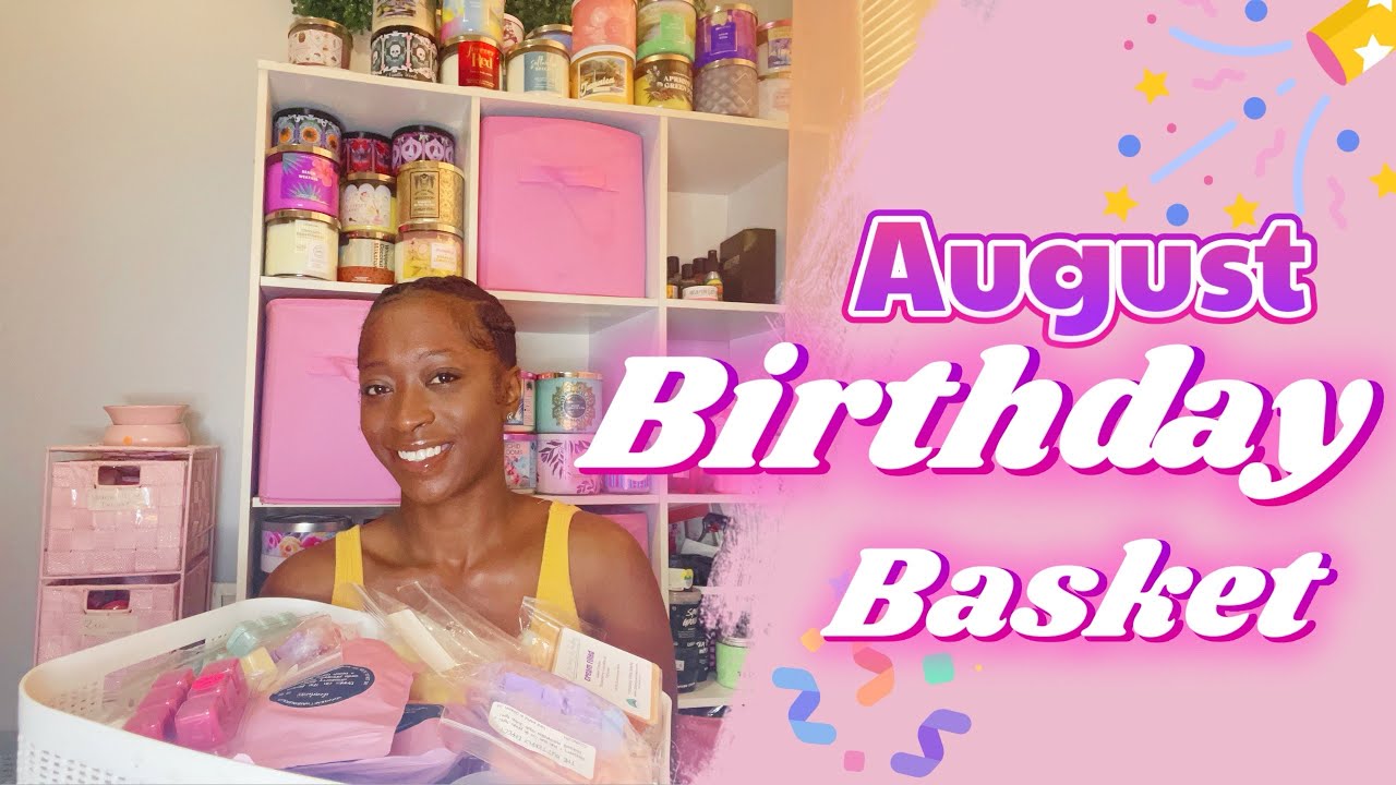 August Wax Melting Basket / Birthday Edition 🎂🎉🎁🥳 #vendorwax #waxcommunity 