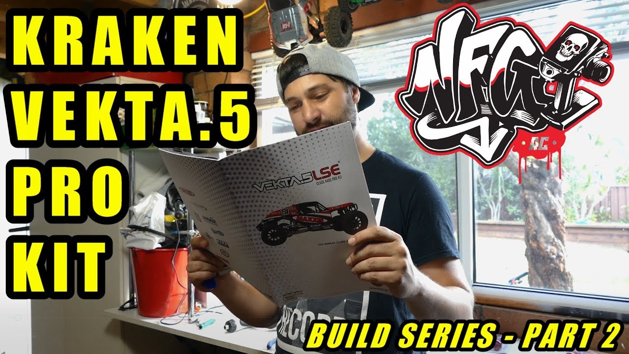 NFG RC KRAKEN VEKTA.5 LSE - MGM ESC BRUSHLESS CONVERSION Build Series Part 2 - Front End Assembly