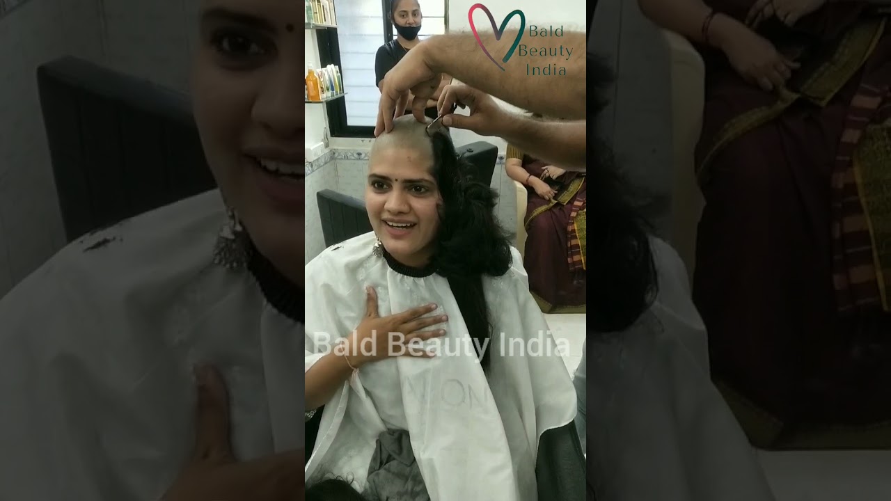Gujju Girl Headshave || Hair Donation