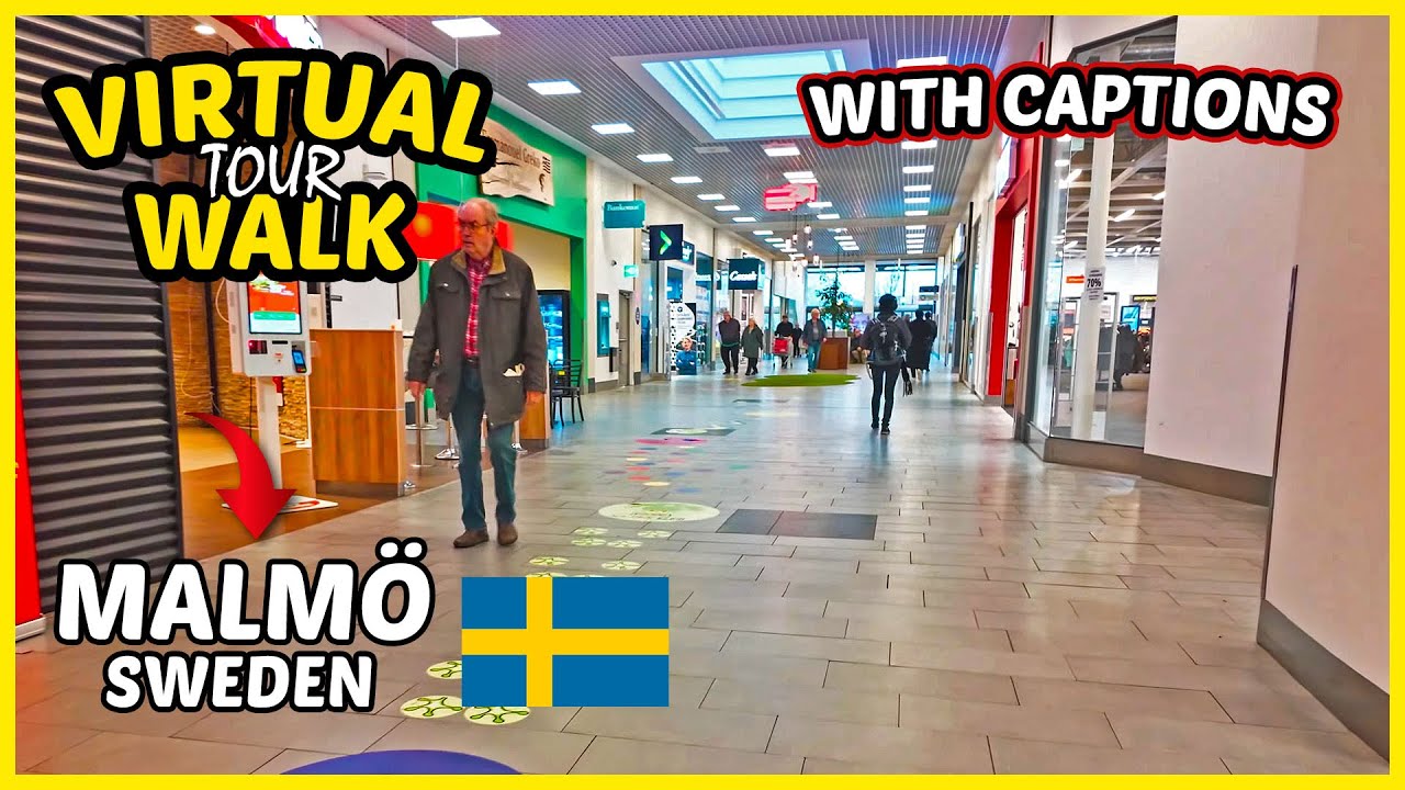 🛍️ Burlöv Center, Sweden 🇸🇪 | Walking Tour Through the Shopping Mall