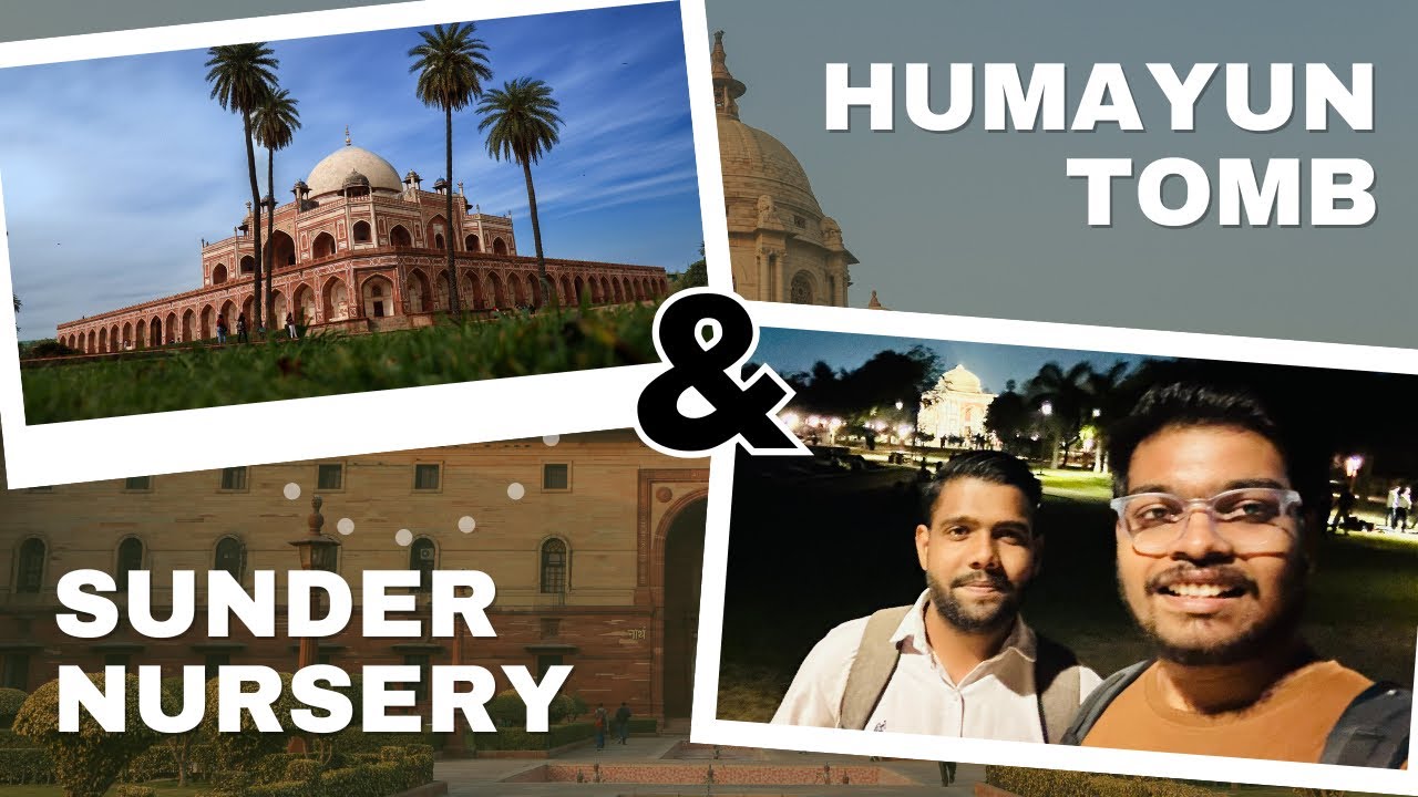 Humayun’s Tomb & Sunder Nursery Vlog 🕌🌿 | Krishna Sharma