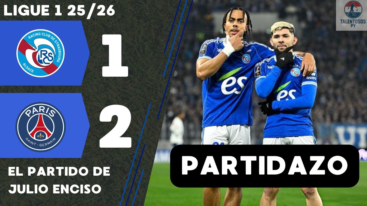 &iexcl;PARTIDAZO DE JULIO! Sustituido 70' Julio Enciso vs PSG - Ligue 1 25/26 #julioenciso