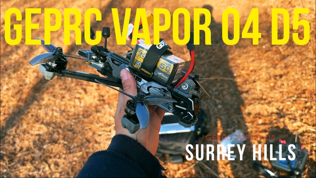 FOREST SURFING FPV / GEPRC VAPOR D5 / DJI O4 PRO / SURREY HILLS