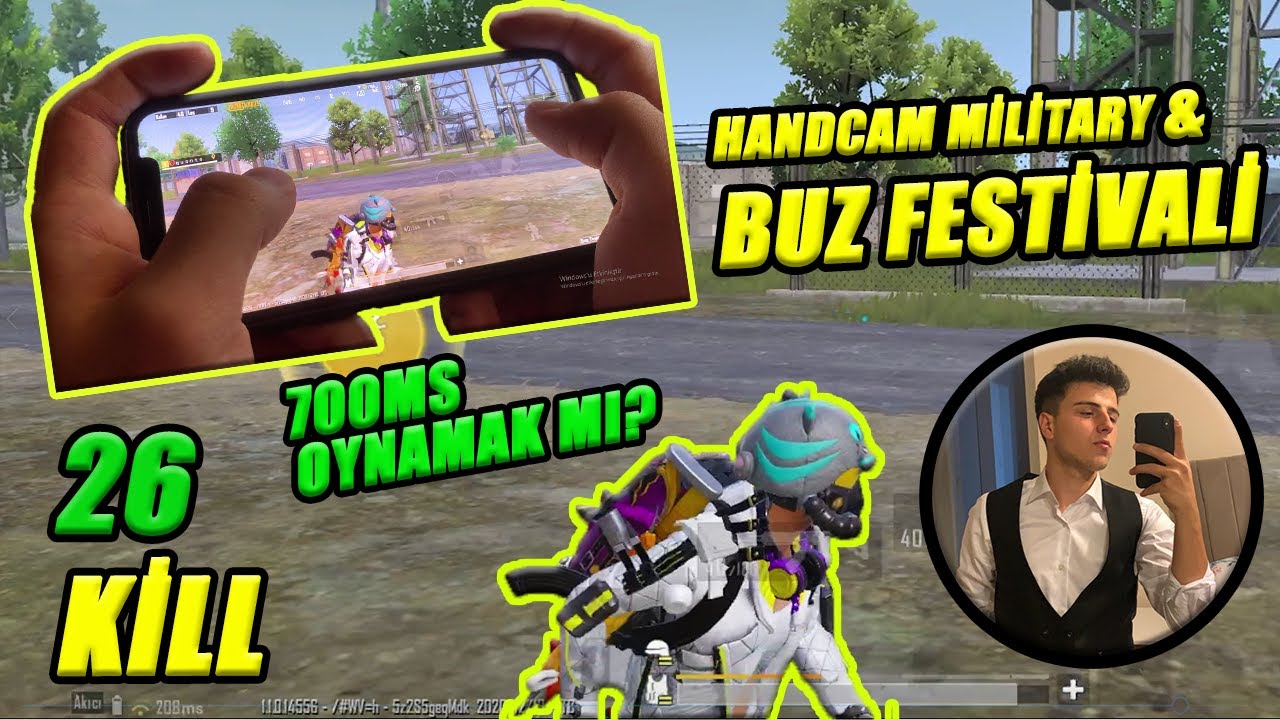 B&Ouml;YLE BİR PİNG YOK!! | 26 KİLL iPhoneXS HandCam - PUBG QUENTE