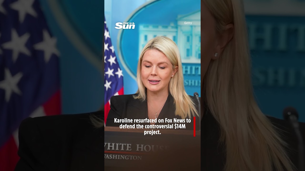 Кэролайн Ливитт триумфально возвращается из декретного отпуска 👶 #trump #whitehouse #donaldtrump