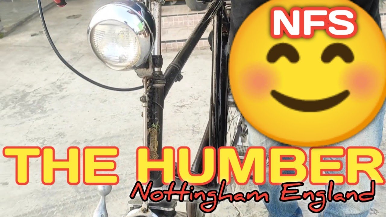 sepeda onthel Humber heren seri tua original Nottingham england || tidak dijual