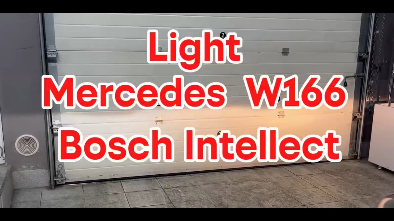 Эти фары ломают все. Biled в Mercedes W166 Intellect!