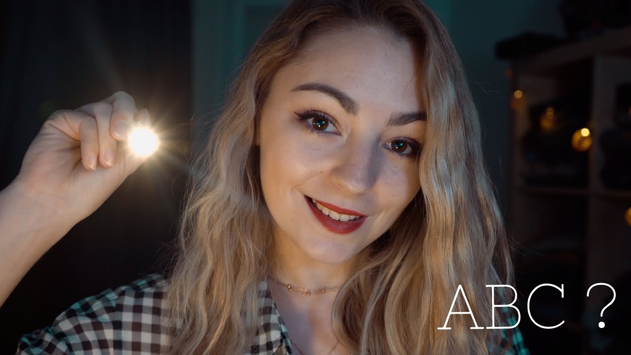 ASMR FRANCAIS ♡ DEVINE LES LETTRES/ CARESSE DE LUMIÈRE ♡