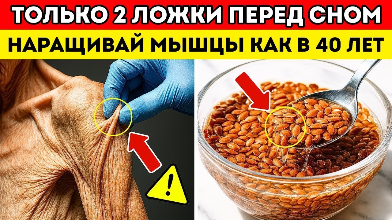 Как нарастить мышцы после 75 лет: семенной белок, который эффективнее яиц