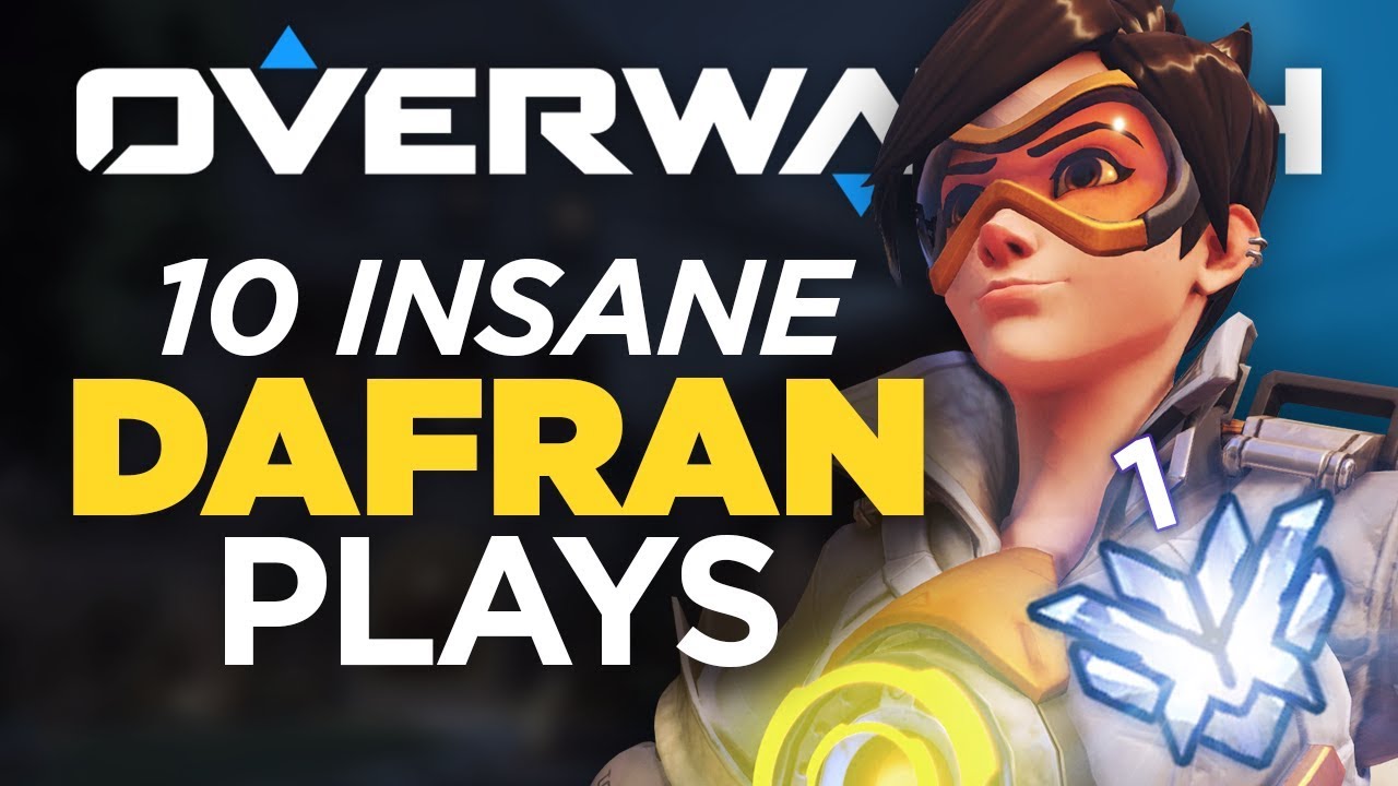 Top 10 Tracer Pulse Bombs Dafran #1 Tracer GOD - Overwatch