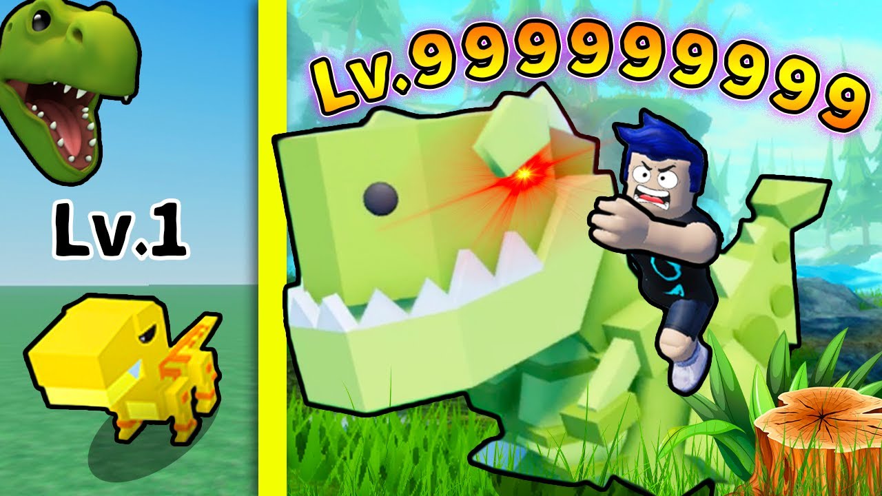 小さな恐竜から町を破壊して最強のティラノサウルスを目指すロブロックスやってみた結果 【 Roblox Dinosaur City Simulator 】