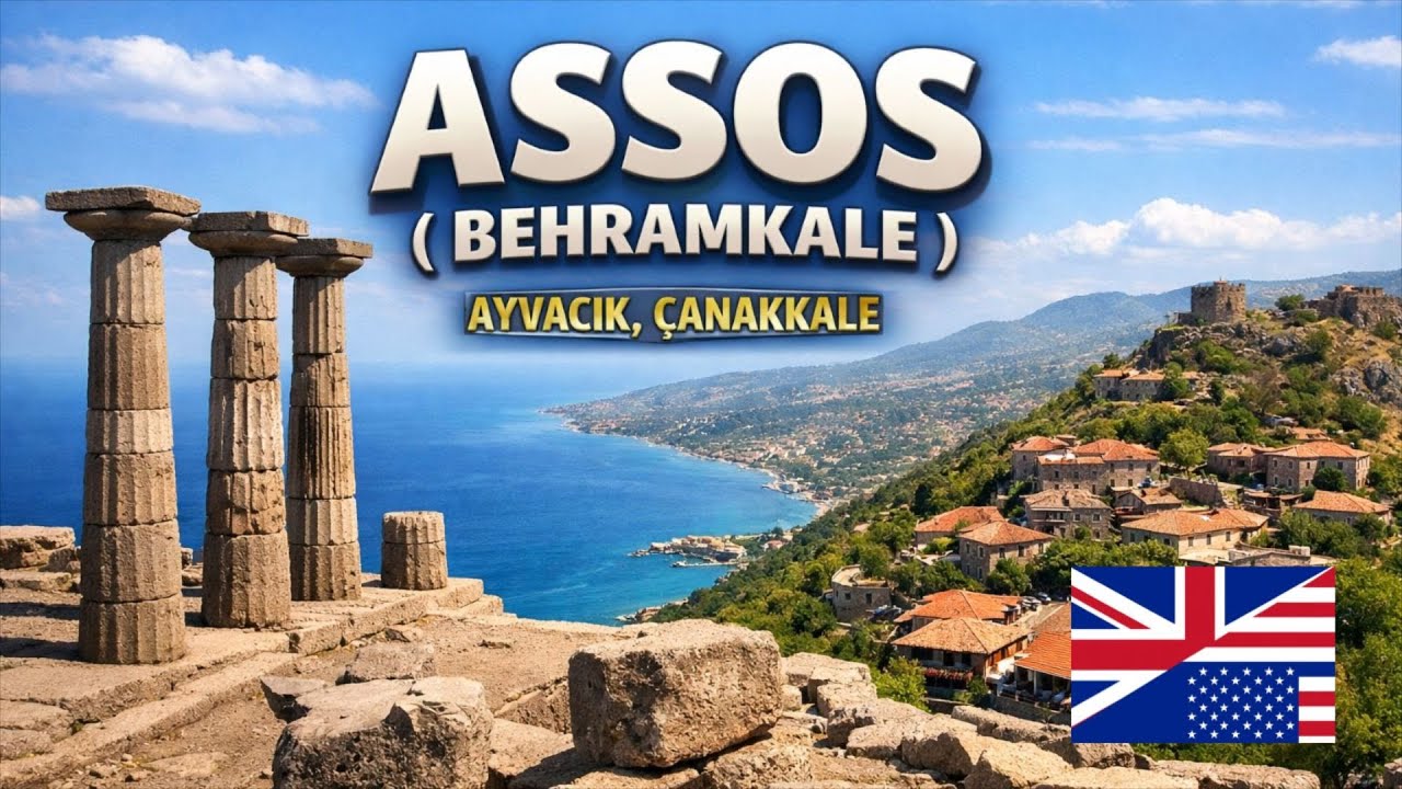 Assos (Behramkale) Ancient City 🇹🇷 | Aristotle, Athena Temple & Aegean Views