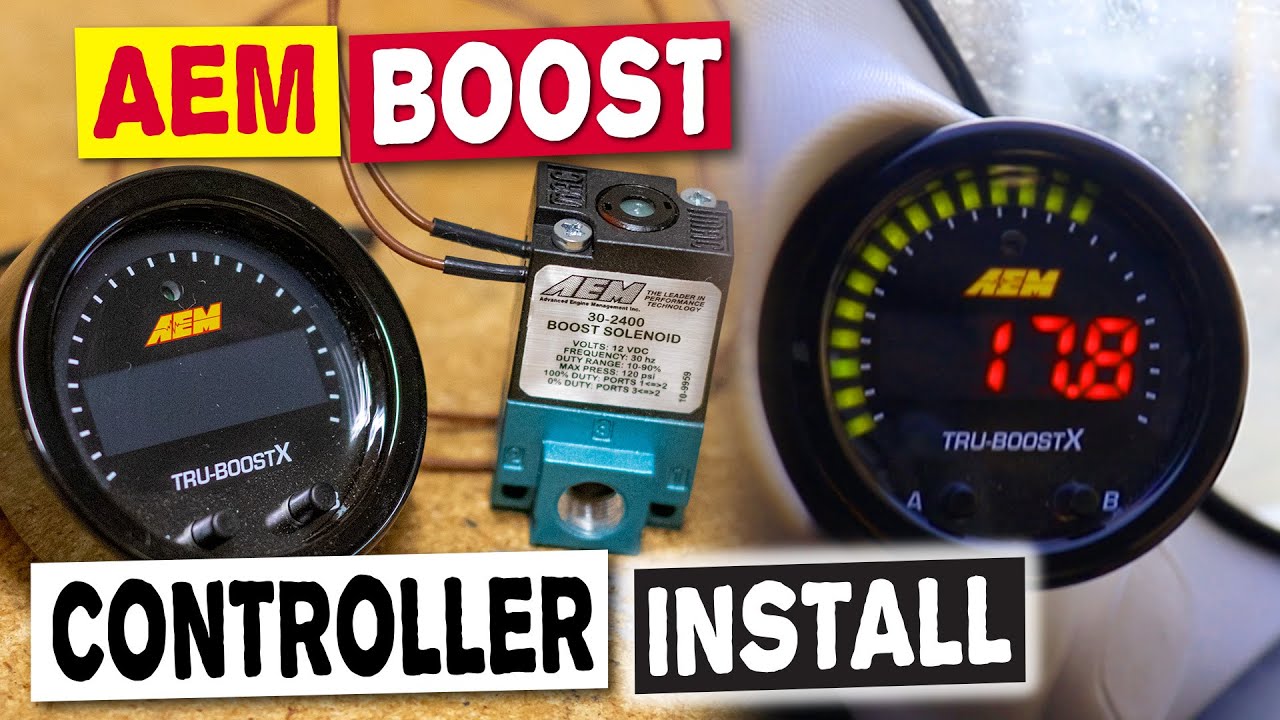 Installing AEM Boost Controller & Gauge (and why you need one)