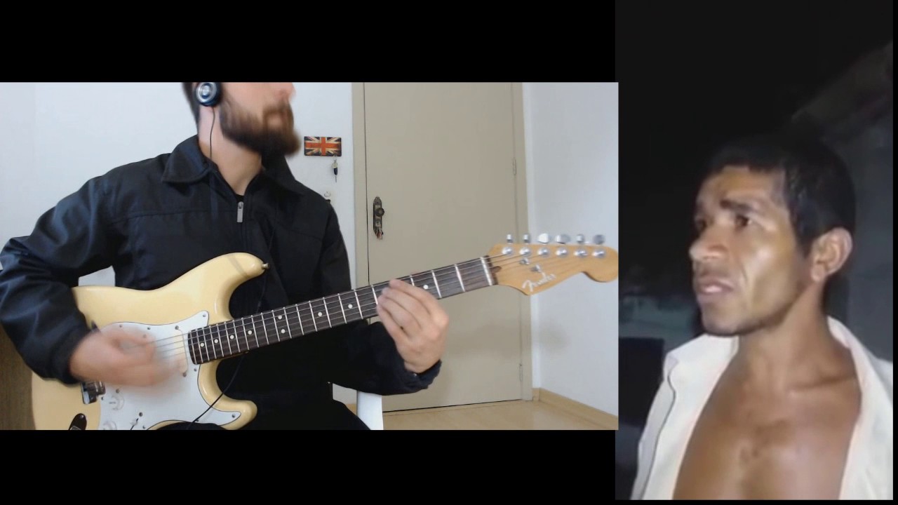Guitarra humana - Veja como fica na guitarra de VERDADE kkkkkkkk