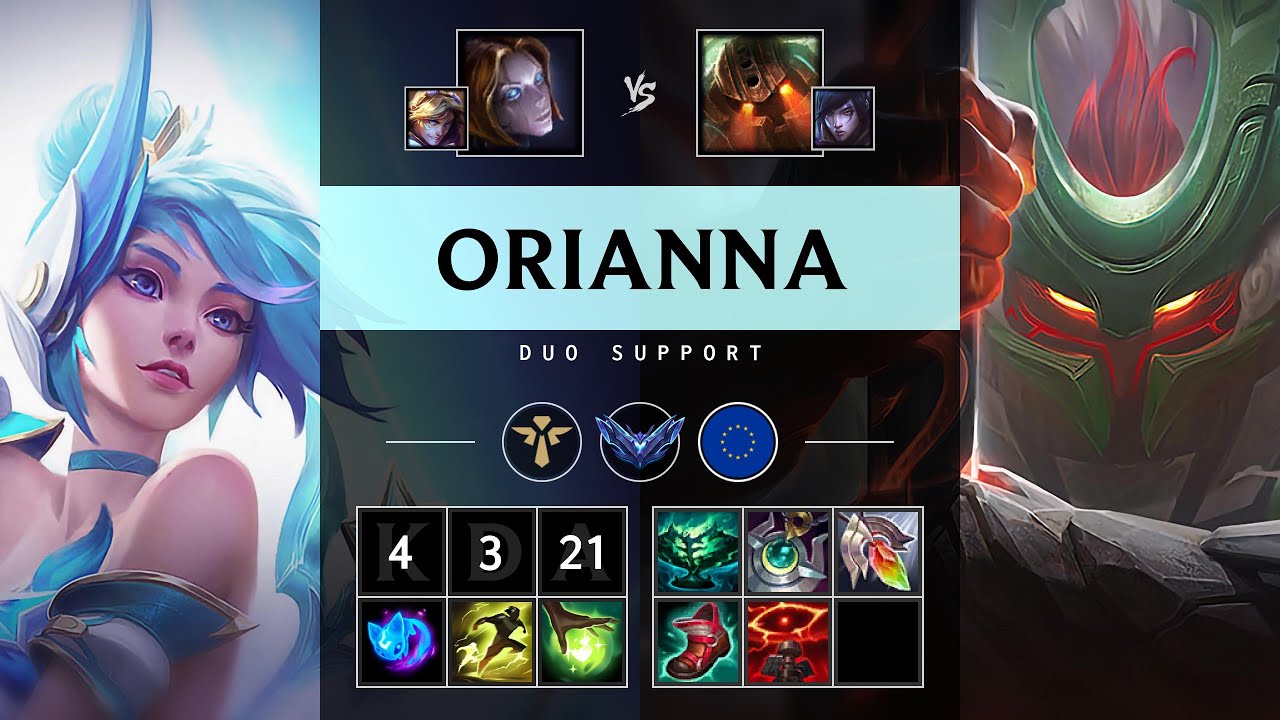 Orianna Support vs Nautilus - EUW Diamond Patch 25.12