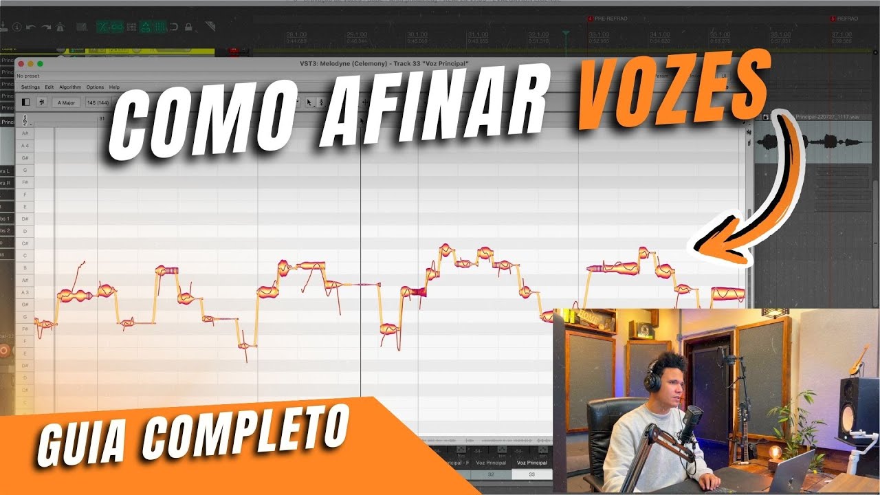 COMO AFINAR VOZES COM O MELODYNE - GUIA COMPLETO PARA INICIANTES EM HOME STUDIO