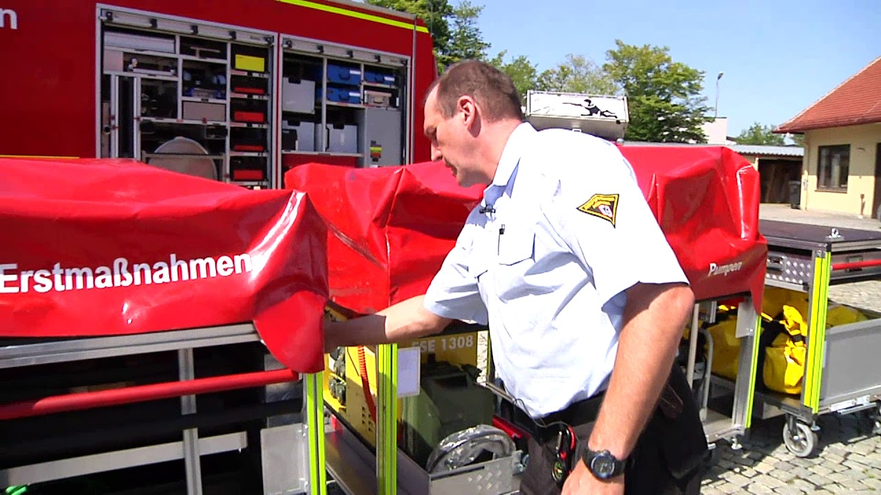 Der Gerätewagen Gefahrgut der Berufsfeuerwehr München