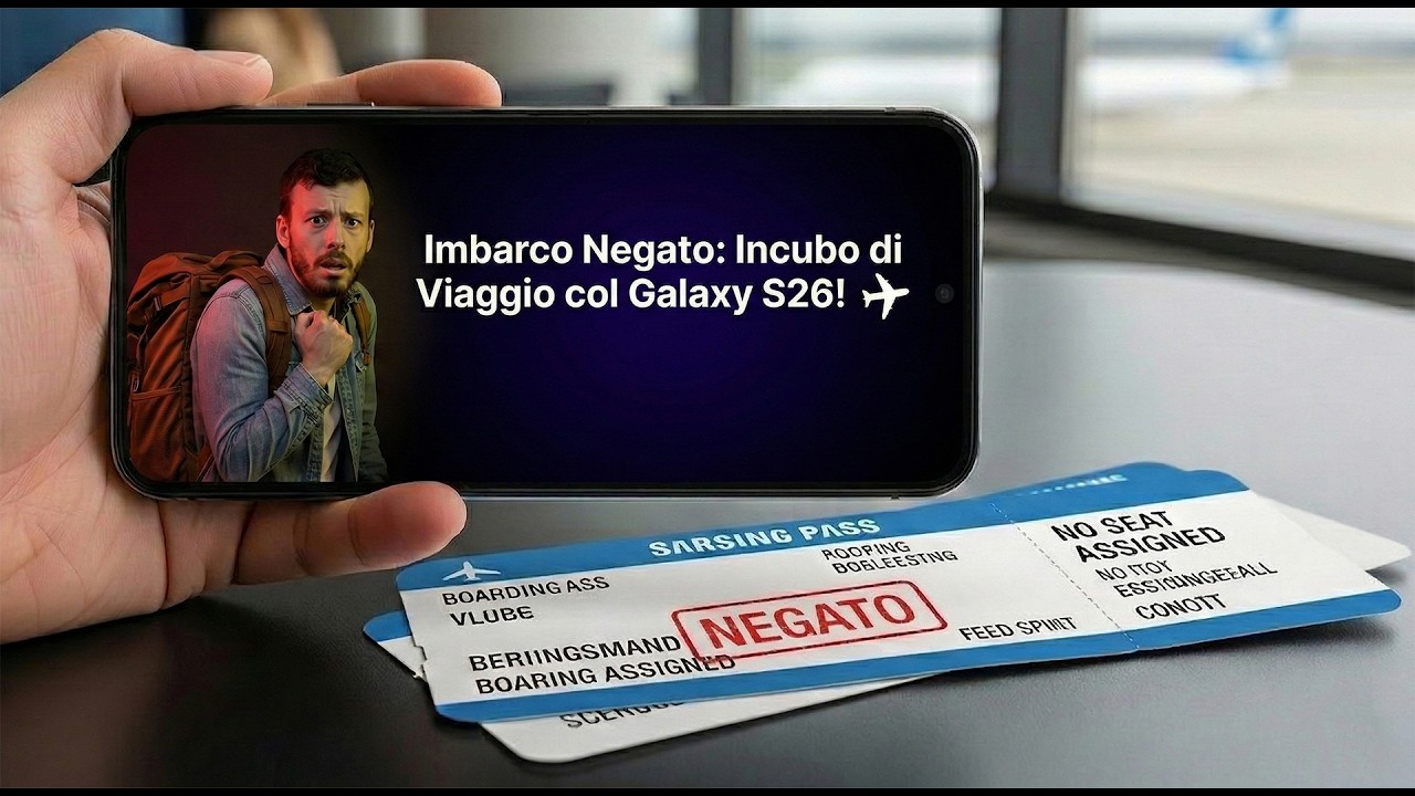 Mi lasciano A TERRA! 😱 Il Mistero del volo in Overbooking - A Milano per l'Anteprima dei Galaxy S26
