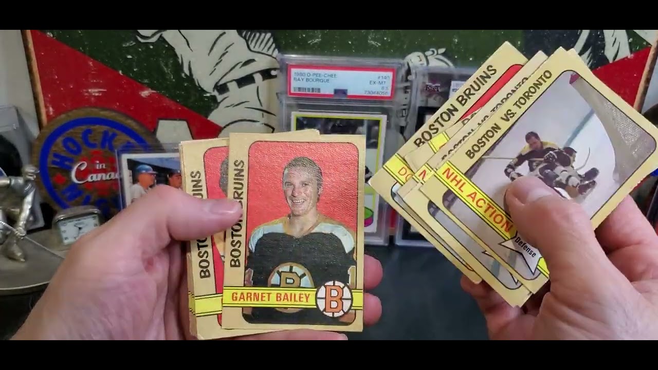 I bought a 1970's Boston Bruins Hockey Card Collection!