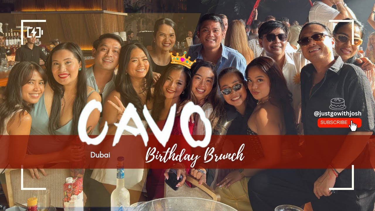 🥂 INSIDE CAVO DUBAI’S ICONIC BRUNCH | Food, Vibes & Party Energy! 🔥