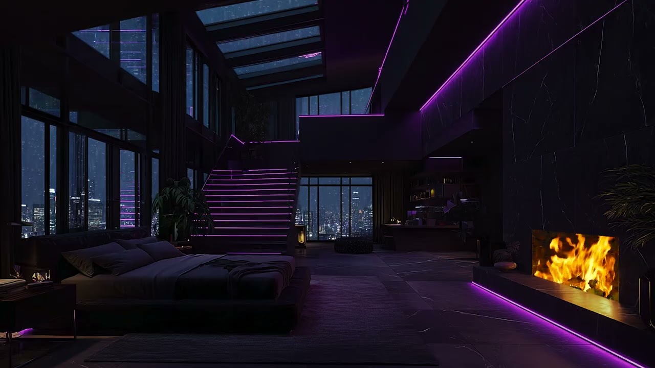 Rainy Night Piano 🎹 3 Hours Relaxing Music for Study & Calm