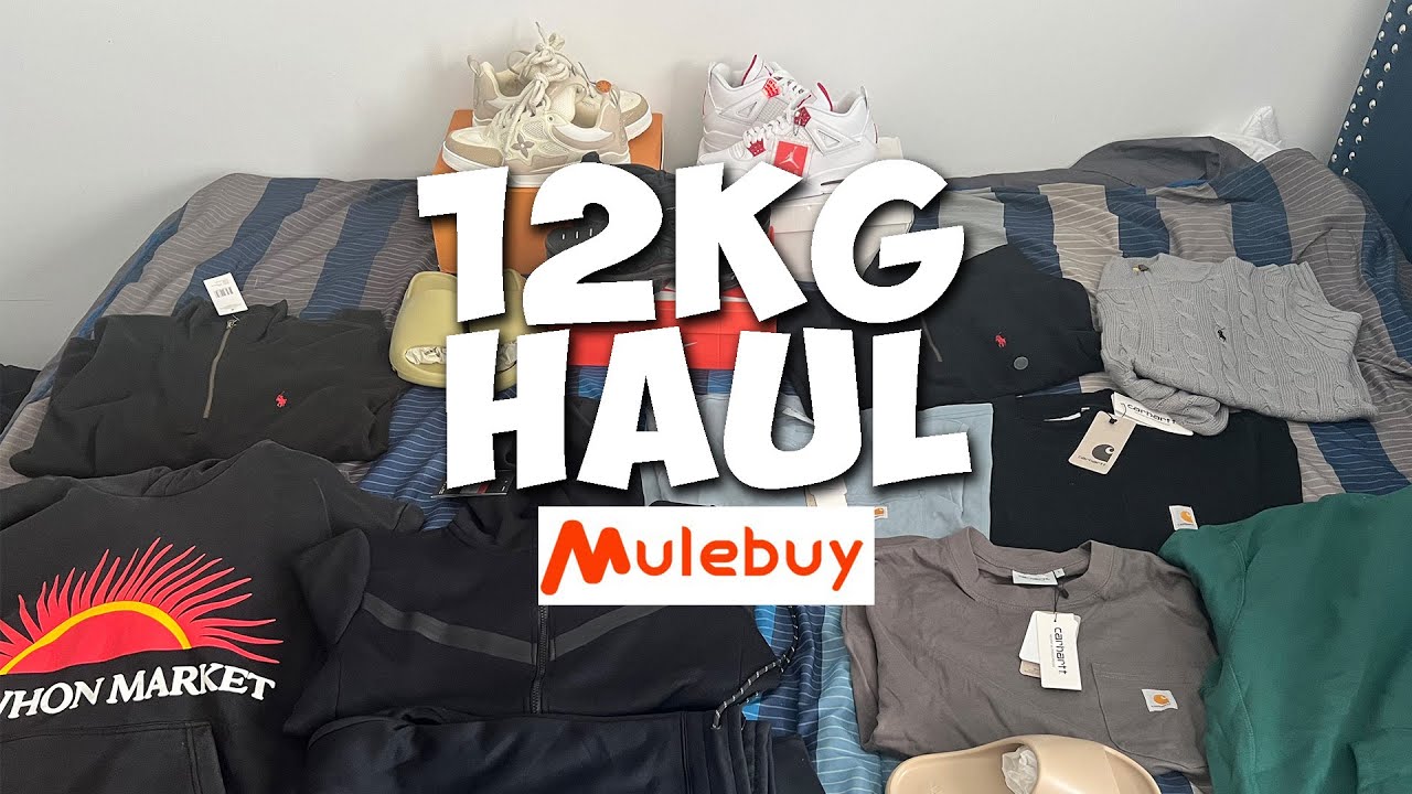 12 KG MULEBUY HAUL *INSANE* (NIKE, JORDAN, LV, CPFM) & More