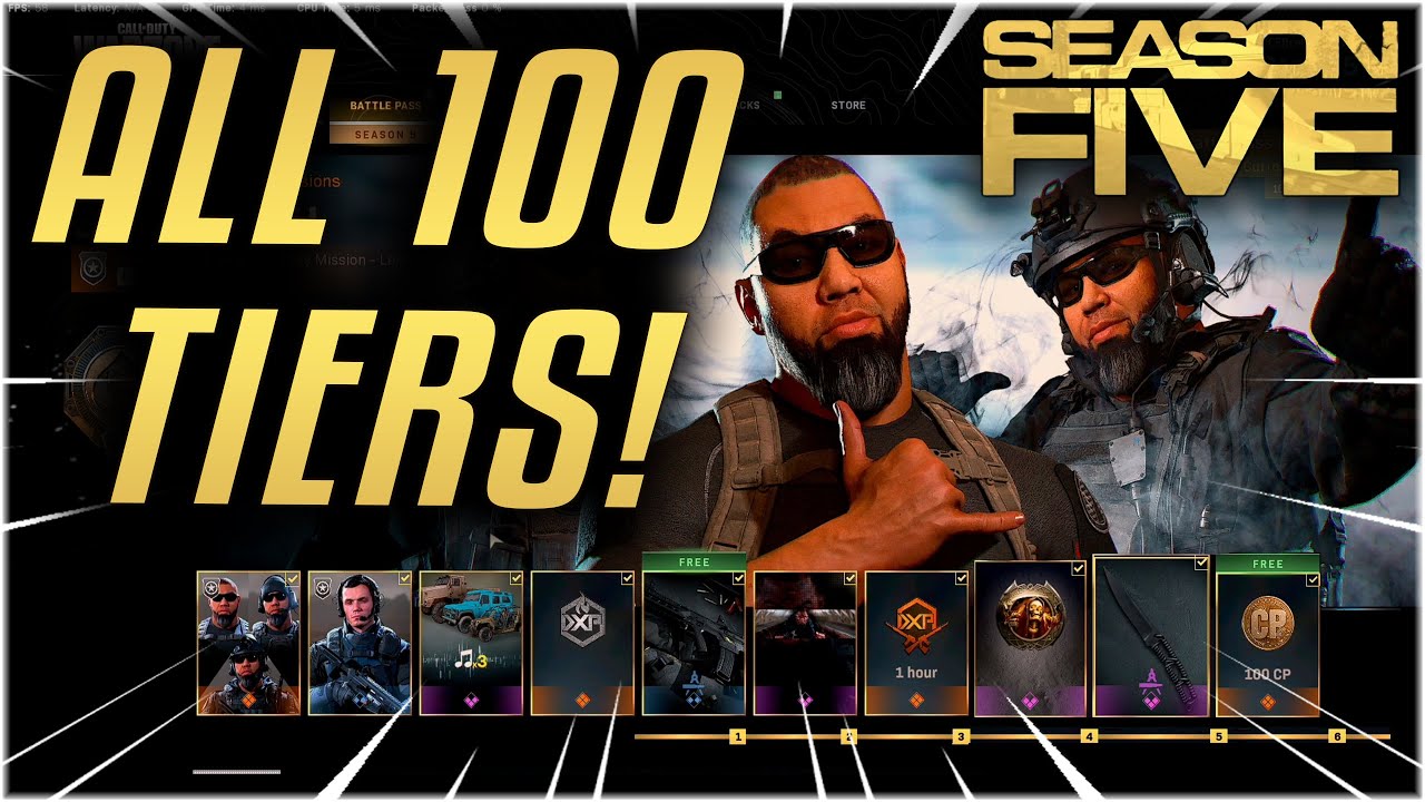 FULL SEASON 5 BATTLE PASS REVIEW - New Guns, Skins, and More! [Modern Warfare]