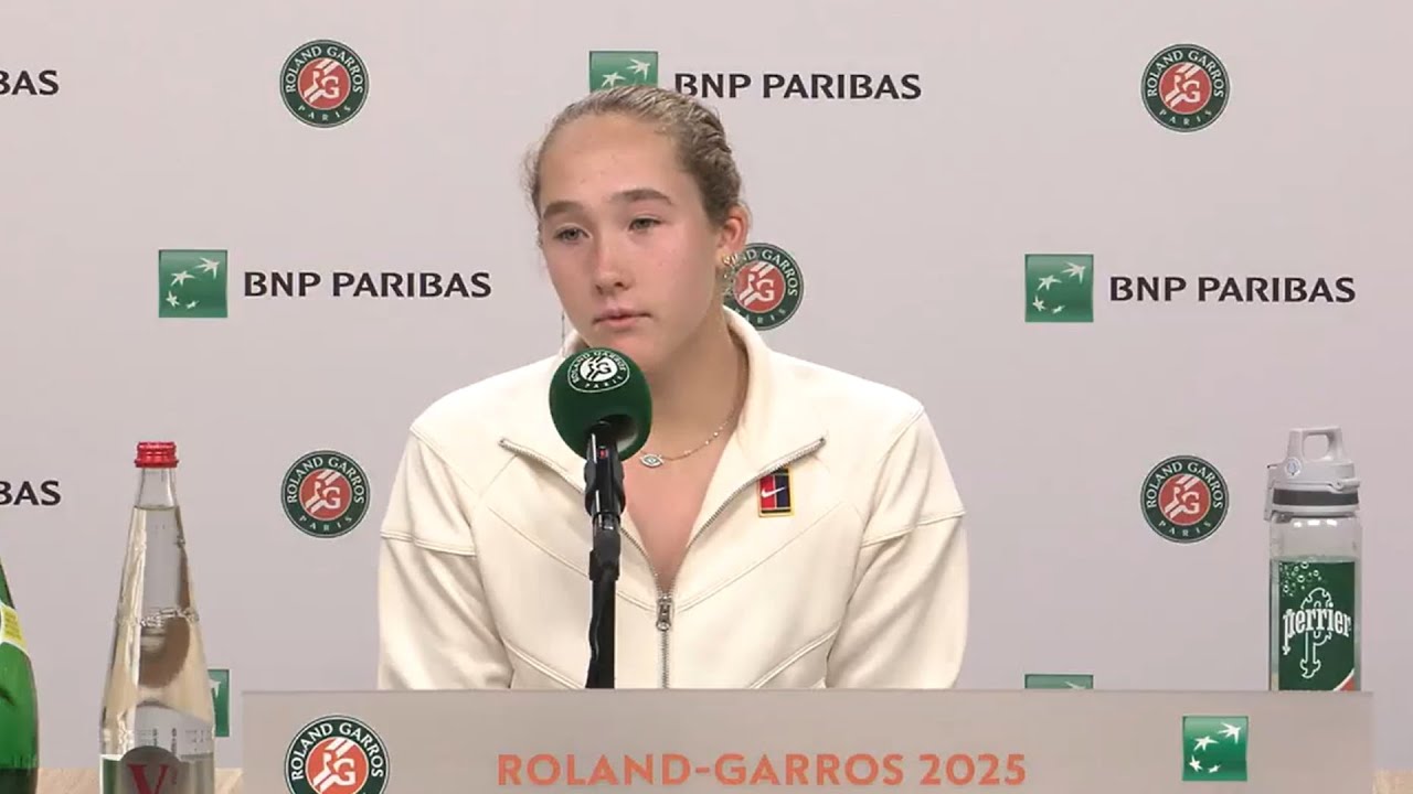 Ролан Гаррос-2025 — Мирра Андреева: «Толпа? Я знала, что так будет».