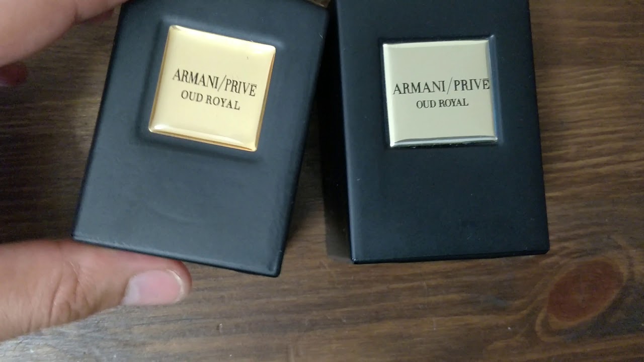Armani Prive (Oud Royal) REAL vs FAKE Comparison
