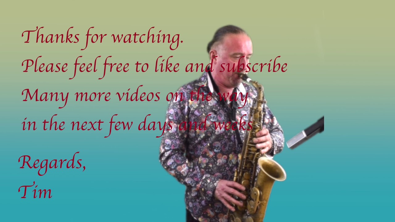 Tim Fulker - (Alto Sax Cover) - Death Theme from 