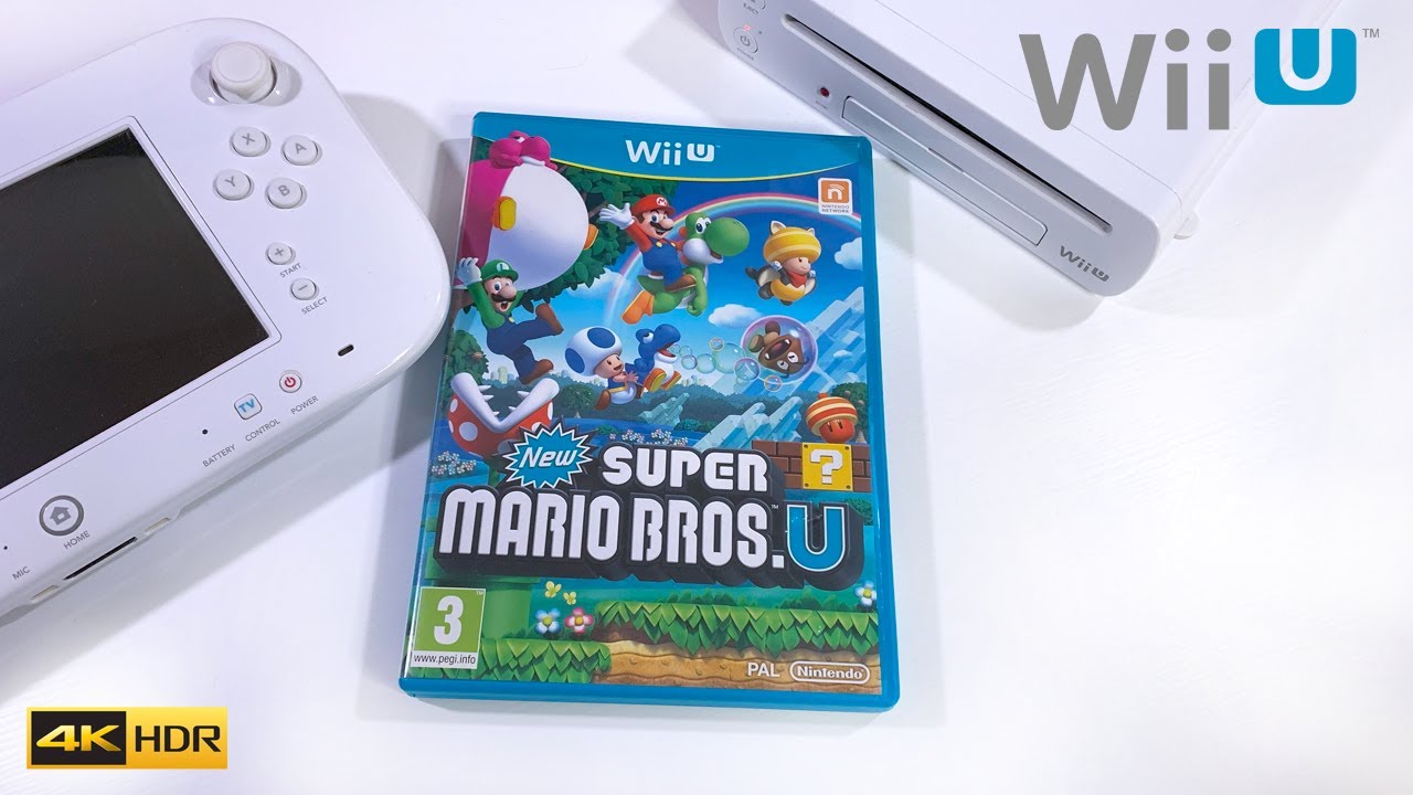 New Super Mario Bros. U on Nintendo Wii U (Handheld + TV Mode)