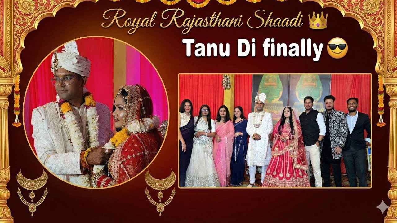 Rajasthani Shaadi Itni Famous Kyu Hai? 🤔 | Tanu di Marriage ceremony | Tufail Vlogs 