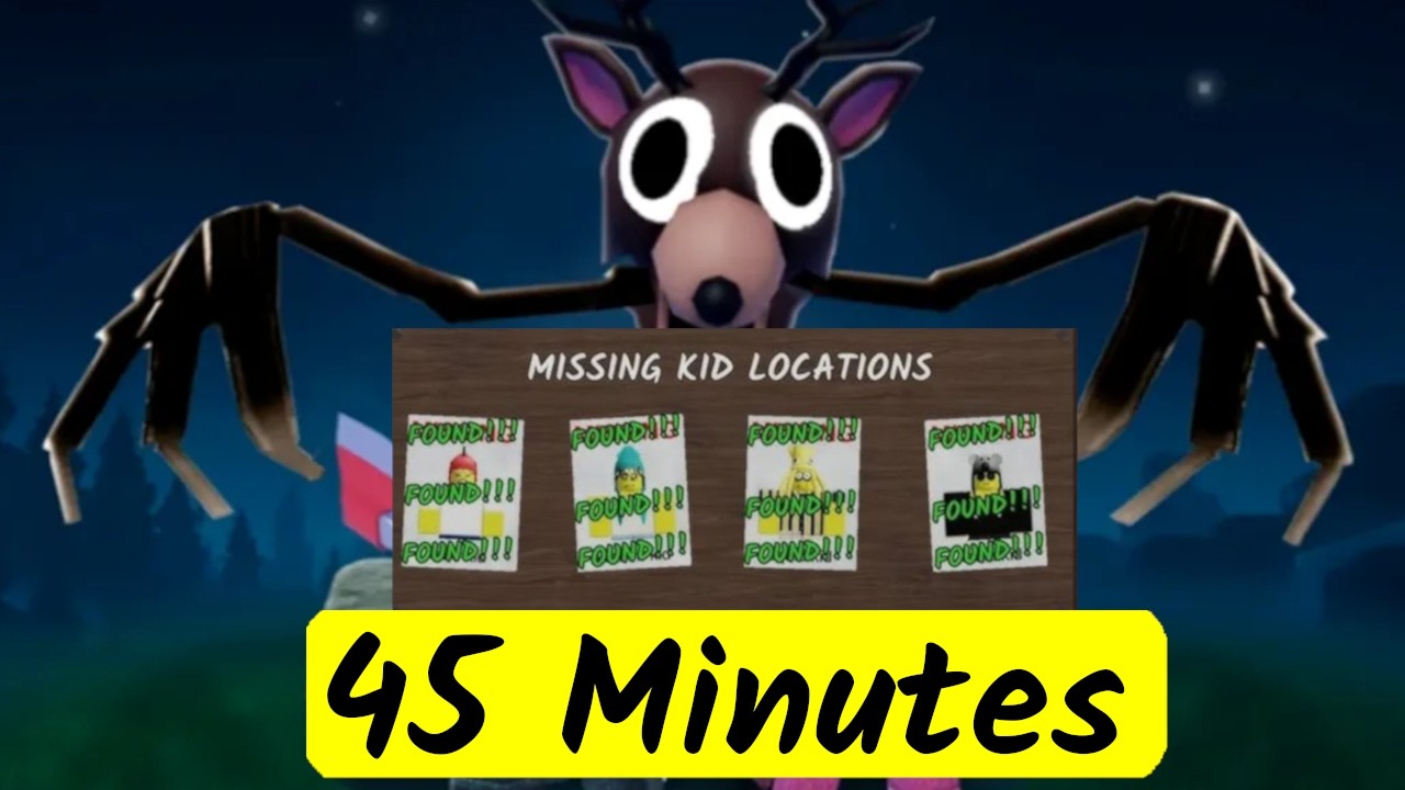 99 Nights in the Forest: Save All 4 Kids in 45 Minutes (Fire Bandit and Alien Class)