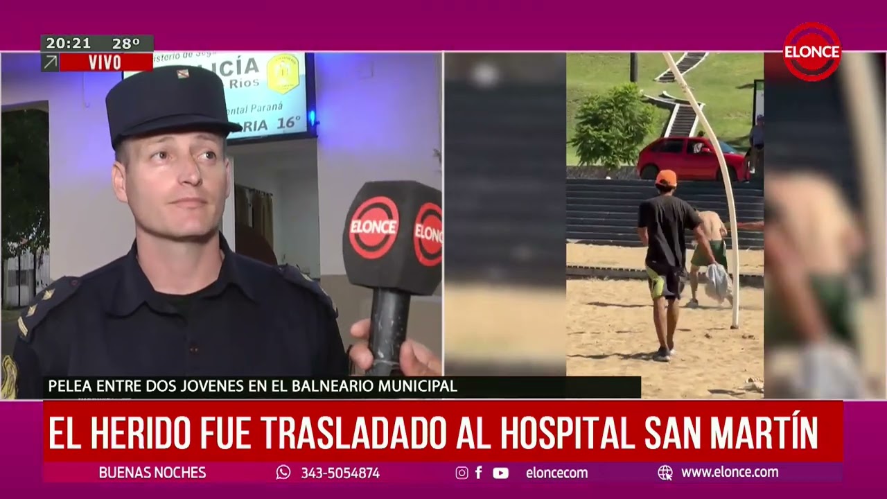 Un joven herido en una pelea en el balneario municipal - 05/01/2026