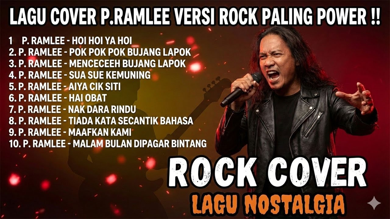 LAGU COVER P. RAMLEE VERSI ROCK PALING POWER PART 2 (LIRIK)