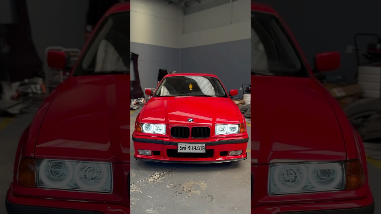 Installazione angel eyes bmw e36 #universedd #BMWE36 #AngelEyes #ASMRCar#SatisfyingCar #CarModding