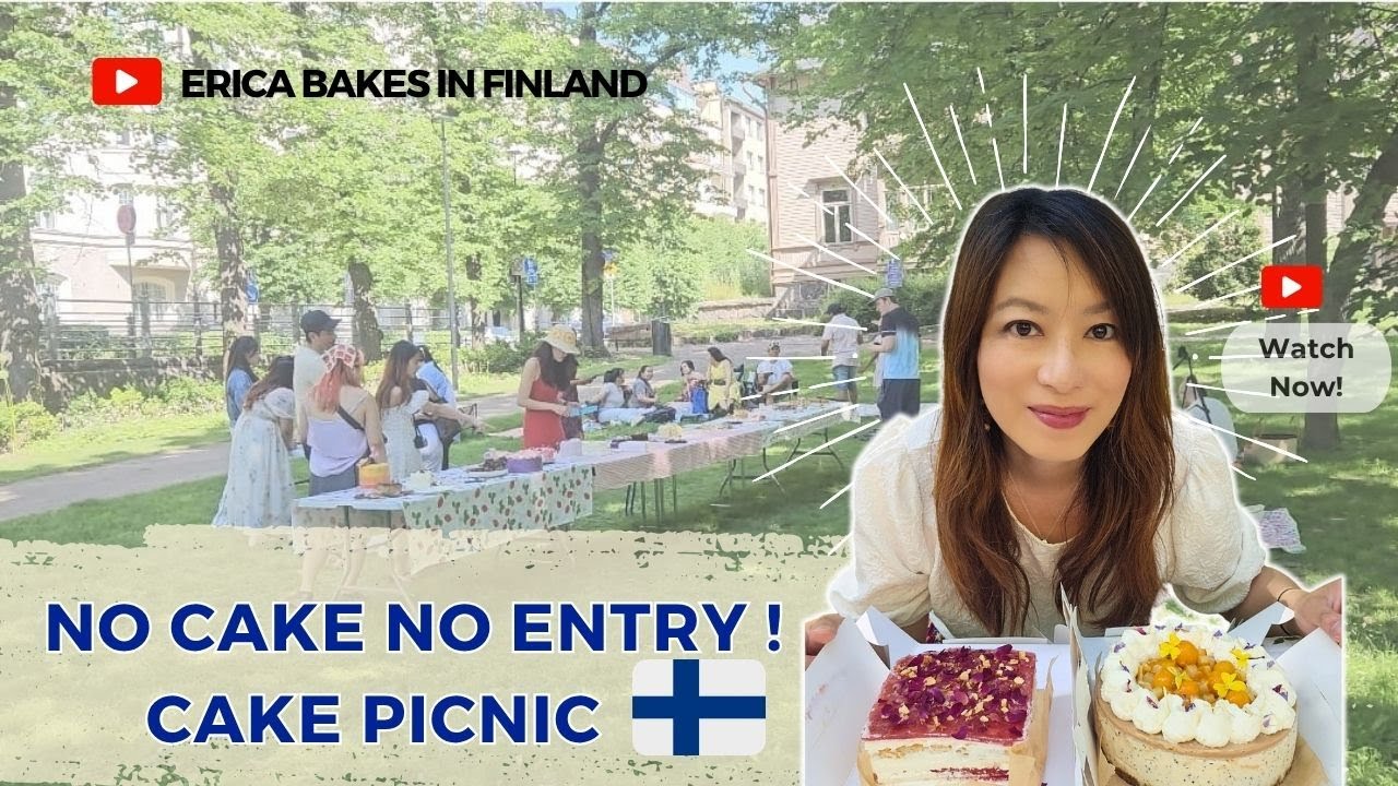 🎂🇫🇮 Helsinki’s First-Ever Cake Picnic! 🍰 | No Cake No Entry Vlog | 