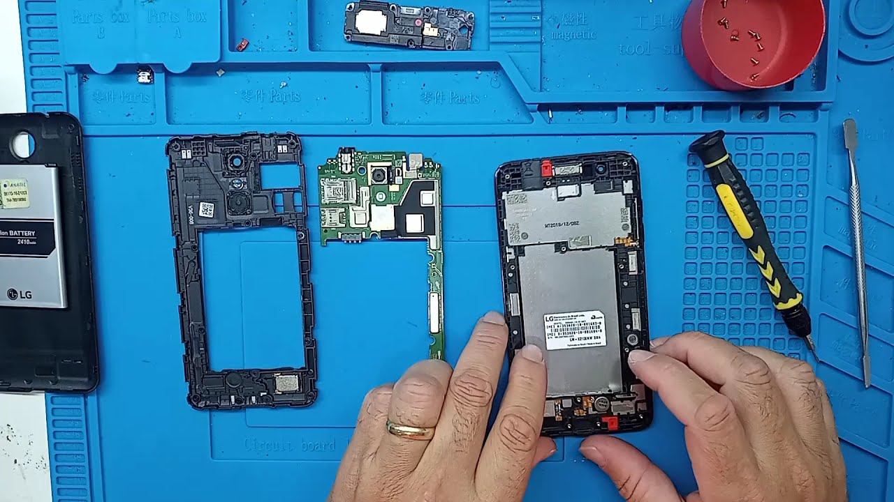 Como abrir e desmontar LG k9 mod.LM X21BOMW
