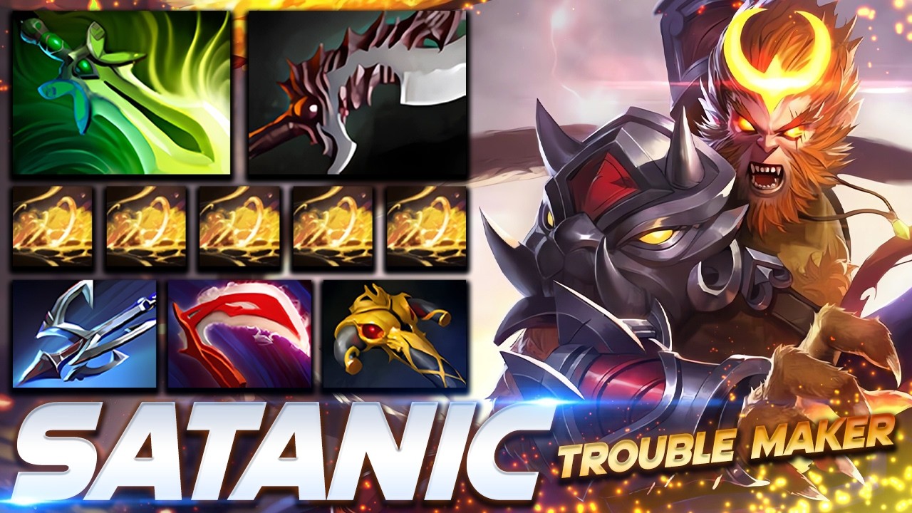 Satanic Monkey King - Dota 2 Pro Gameplay [Watch & Learn]