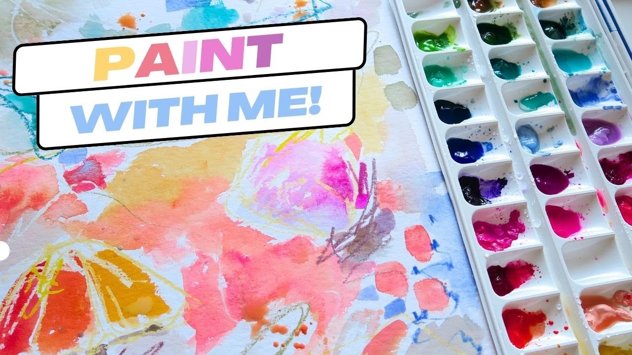 Paint With Gouache & Mixed Media- Intuitive Painting