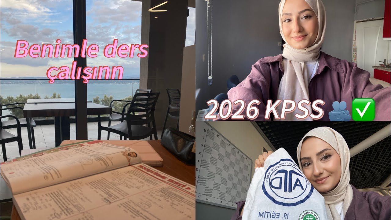 2026 Kpss|Ders çalışma programım+ders çalışma vlog 
