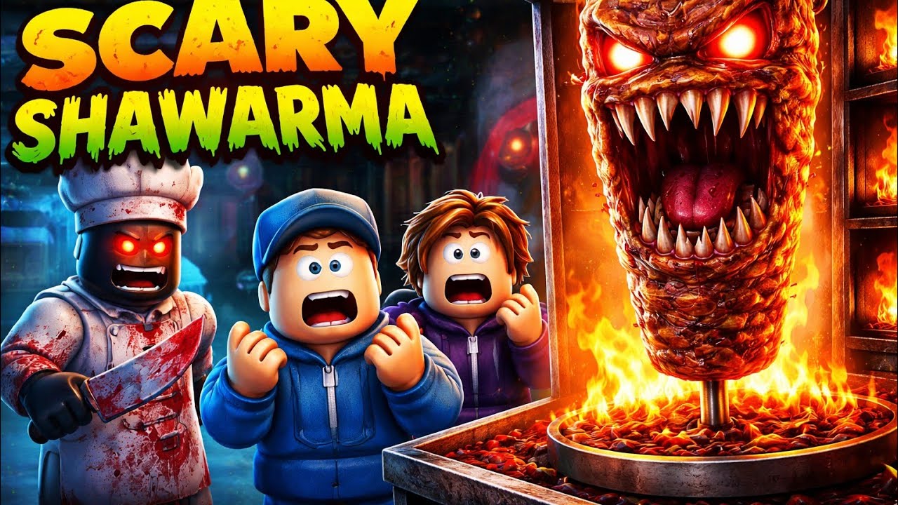 Roblox scary shawarma... 