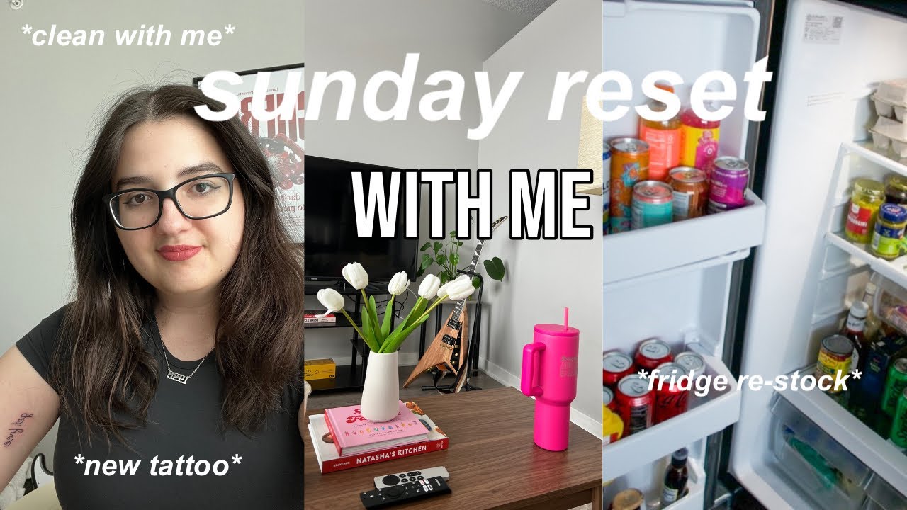 reset with me vlog | grocery haul, new tattoo, life updates