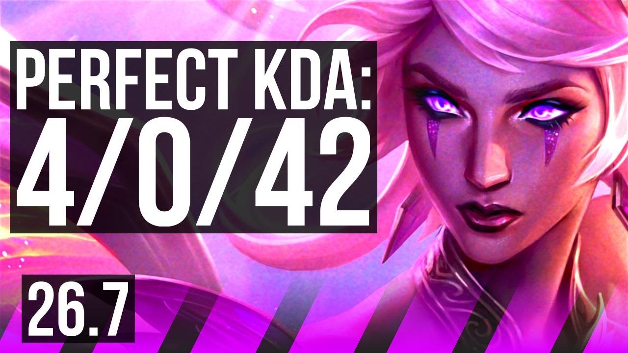 KARMA & Caitlyn vs NAMI & Miss Fortune (SUP) | Perfect KDA: 4/0/42 | TR Challenger | 26.7