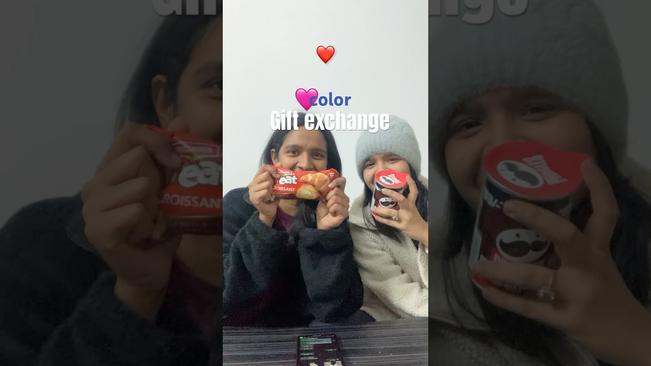 Heart color gift challenge | Sisters edition 😂 